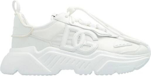 Dolce & Gabbana Dames Mixed Daymaster Sneaker Wit White Dames