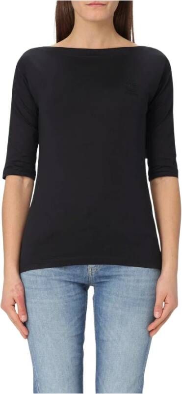 Dondup Blauwe Boothals Mouwloze Top