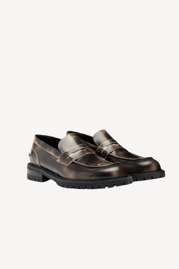 Dondup Italiaanse leren loafers