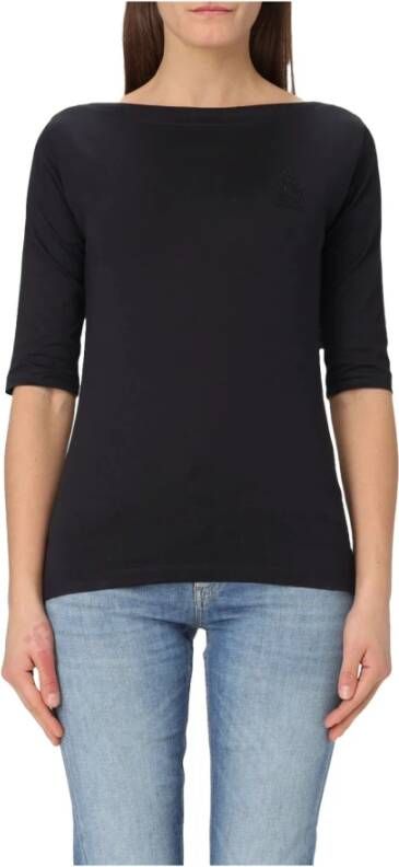 Dondup Katoenen T-shirt met boothals
