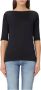 Dondup Katoenen T-shirt met boothals - Thumbnail 1