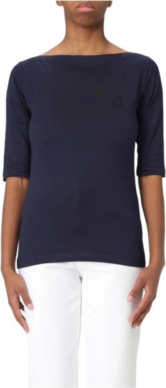 Dondup Katoenen T-shirt met boothals