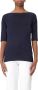 Dondup Katoenen T-shirt met boothals - Thumbnail 1