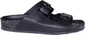 Dondup Teenslippers Sliders Zwart Heren