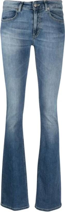 Dondup Vintage Blauwe Boot-Cut Jeans