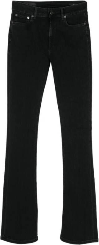 Dondup Zwarte Bootcut Stretch Denim Jeans