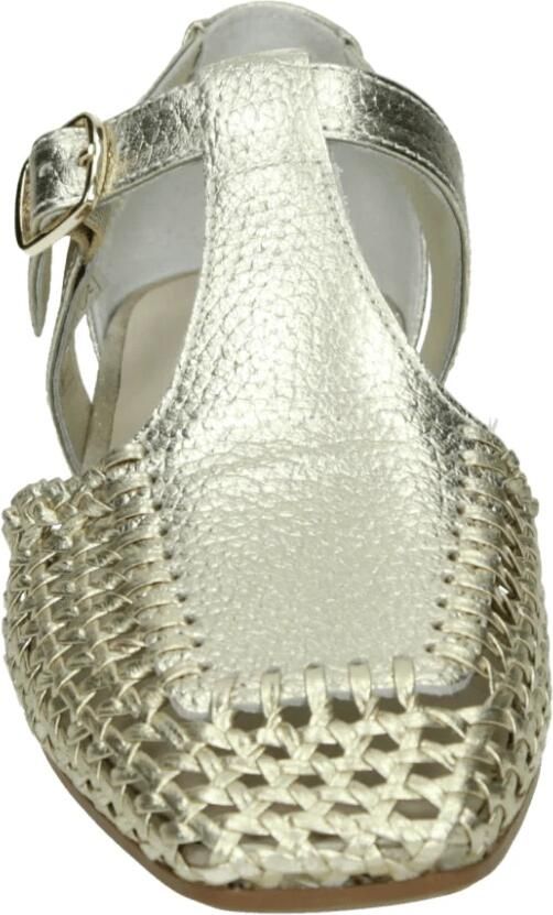 Donna Carolina 57.709.021 CLESSIA WEB Platte sandalen Metallics - Foto 4