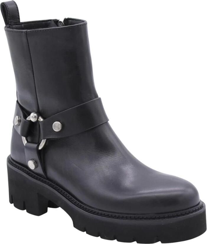 Donna Lei Stijlvolle Enkellaars Daphne Black Dames