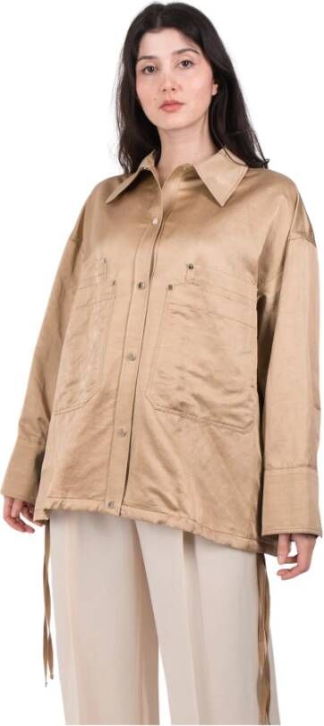 Dorothee Schumacher Slouchy Coolness Beige Jas