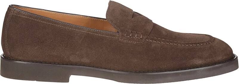 Doucal's Bruine Suède Alder Mocassin Brown Heren