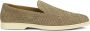 Doucal's Almond Toe Slip-On Loafers met Logo - Thumbnail 1