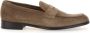 Doucal's Beige Leren Slip-On Loafers - Thumbnail 1