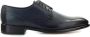 Doucal's Blauwe Geborsteld Leren Derby Veterschoenen - Thumbnail 1