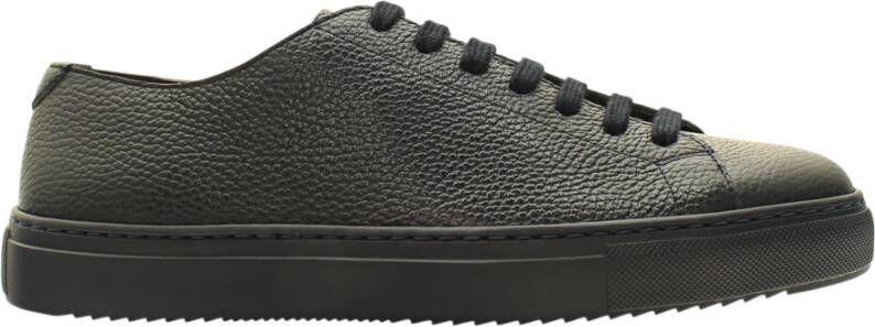 Doucal's Blauwe leren sneakers
