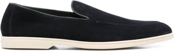 Doucal's Blauwe Loafer Schoenen voor Mannen