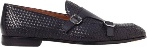 Doucal's Blauwe Monk Strap Loafers