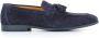 Doucal's Blauwe Suède Kwastloafers Blue Heren - Thumbnail 1