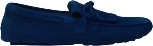 Doucal's Blauwe Suède Loafers
