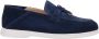 Doucal's Blauwe Suède Loafers met Charms Blue Dames - Thumbnail 1