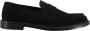 Doucal's Blauwe Suède Penny Loafers - Thumbnail 1