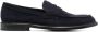 Doucal's Blauwe Suède Penny Loafers Blue Heren - Thumbnail 1