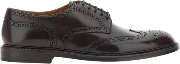 Doucal's Bruine Brogue Wingtip Oxford Schoenen