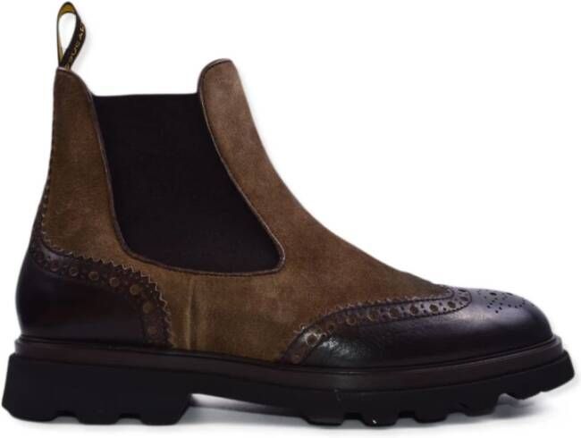 Doucal's Bruine Enkellaarzen Elegante Stijl