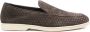Doucal's Bruine Geweven Suède Loafers - Thumbnail 1