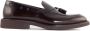 Doucal's Bruine leren loafers met kwastjes - Thumbnail 1
