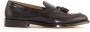 Doucal's Bruine leren loafers met kwastjes - Thumbnail 1