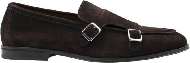 Doucal's Bruine Leren Platte Schoenen