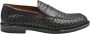 Doucal's Herens loafer van geweven leer | blauw Blue Heren - Thumbnail 1