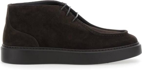 Doucal's Bruine Platte Schoenen Alex Visone