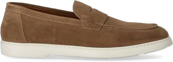 Doucal's Bruine Suede Adler Loafer Brown Heren