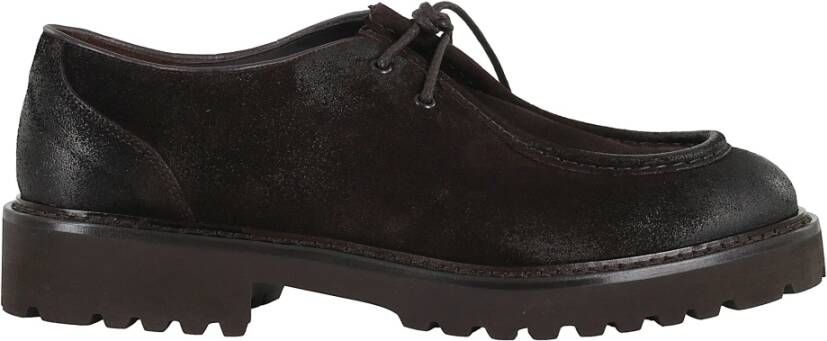 Doucal's Bruine Suède Derby Parabout Schoenen