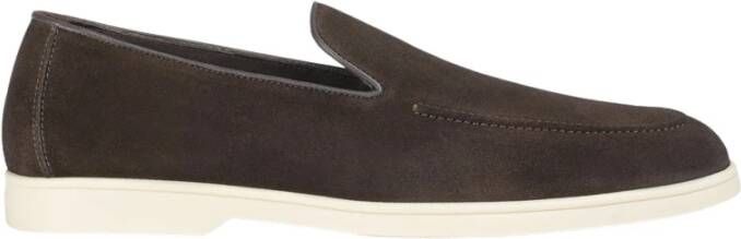Doucal's Bruine Suède Mocassin `Terre`