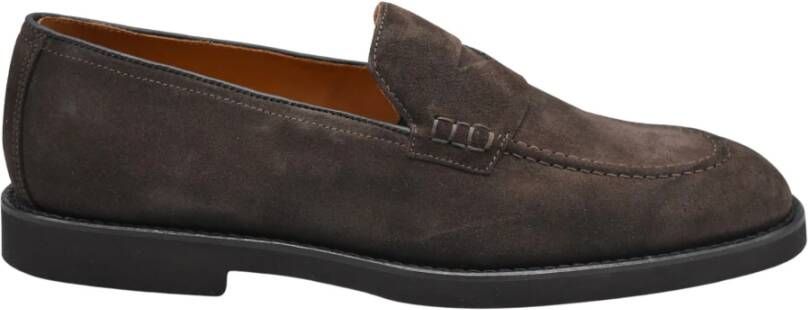 Doucal's Bruine Suède Mocassins Brown Heren