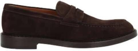 Doucal's Bruine Suède Penny Loafers