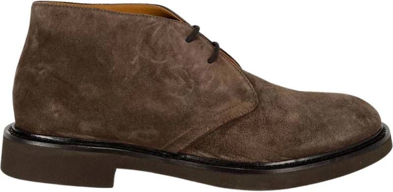 Doucal's Bruine Veterschoenen Stijlvol en Comfortabel Brown Heren