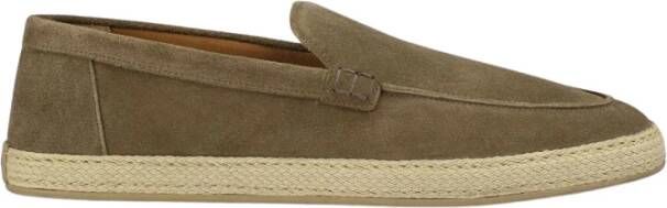 Doucal's Casual Suède Loafers met Touwzool