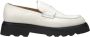 Doucal's Dames leren loafers | wit White Dames - Thumbnail 1