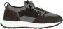 Doucal's Dames leren suède en technische stof | grijs bruine sneaker Brown Dames - Thumbnail 1