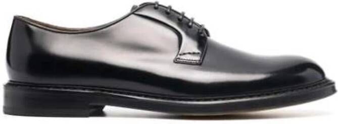 Doucal's Derby Schoenen voor Zakelijke Kleding Black Heren
