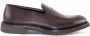 Doucal's Donkerbruine leren loafers met maskerdetail - Thumbnail 1