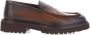 Doucal's Donkerbruine Platte Loafers - Thumbnail 1