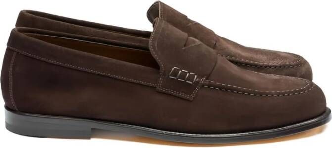 Doucal's Donkerbruine platte schoenen