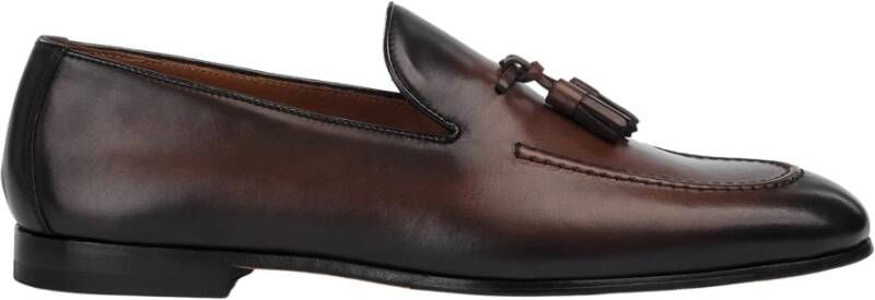 Doucal's Mocassin met kwastjes in suède