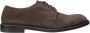 Doucal's Donkerbruine Suède Derby Schoenen Brown Heren - Thumbnail 3