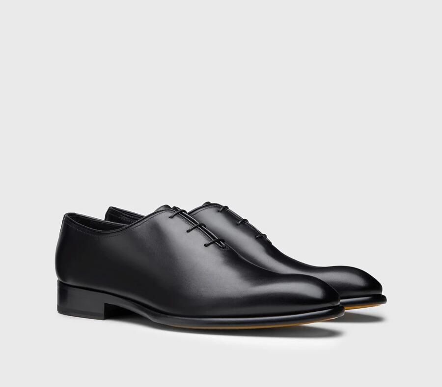 Doucal's Leren veterschoenen voor heren | zwart Black - Foto 4