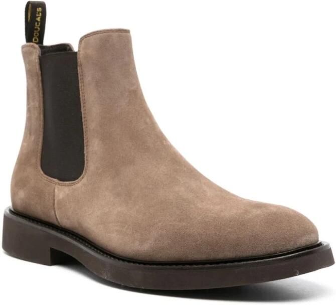 Doucal's Heren suède beatles enkellaars | cacao Brown Heren